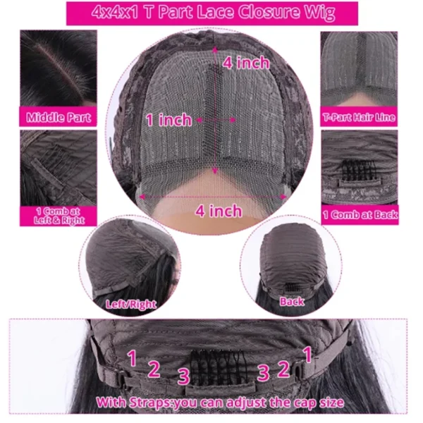 Wear Go Glueless Bob Wig Lace Front Human Hair Wigs Short Pre Plucked Straight 13x4 HD Transparent Lace Frontal Wig Bob on Sale - Image 11