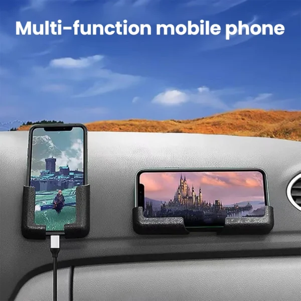 Multifunction Car Phone Mount Cell Phone Portability Holder Lightness Portability No Space Occupy Stand Auto Interior Accessory