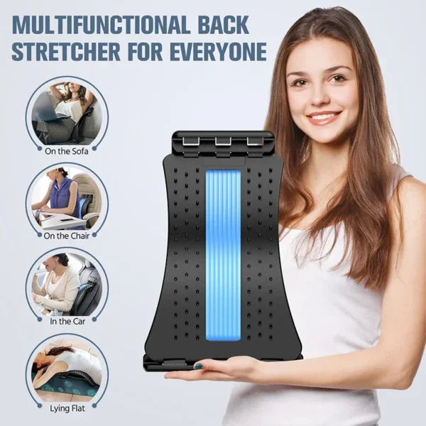 Waist Massager Lumbar Protrusion Acupuncture Lumbar Spine Reliever Spine Lying Cushion Back Stretch Lumbar Spine Corrector - Image 6