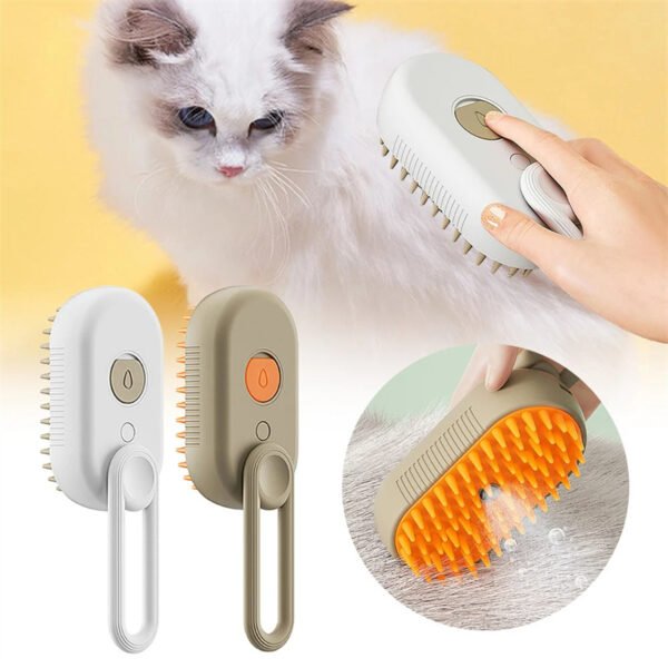 3-in-1 Electric Pet Steam Brush – Groom Like a Pro at Home - Imagem 6