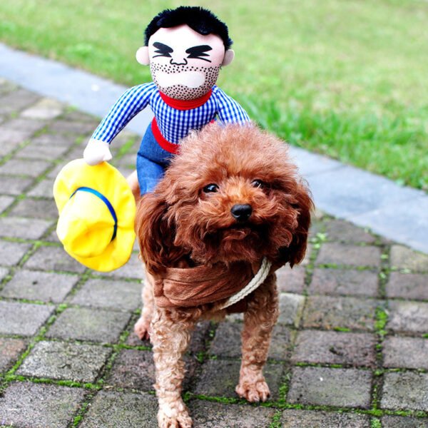 Halloween Pet Costume Pet Dog Funny Clothes Adjustable Dog Cosplay Costume Scary Costume Party Gatherings - Imagem 4