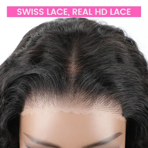 Short Bob Glueless Wigs Deep Wave Glueless Human Hair Ready To Wear 180% Pre Cut Lace 4x4 13x4 Culry Lace Front Human Hair Black - Imagem 24