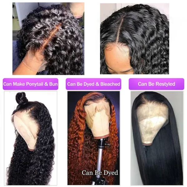 Water Wave 100% Brazilian Curly Hair - Imagem 6