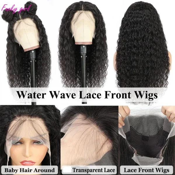 Water Wave 100% Brazilian Curly Hair - Imagem 14