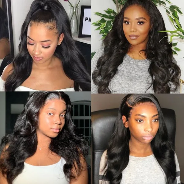 Sleek Mongolian T Part 13*5*2 Body Wave Lace Front Human Hair Wigs For Black Women Natural Lace Front Wig On Sale Clearance - Imagem 12