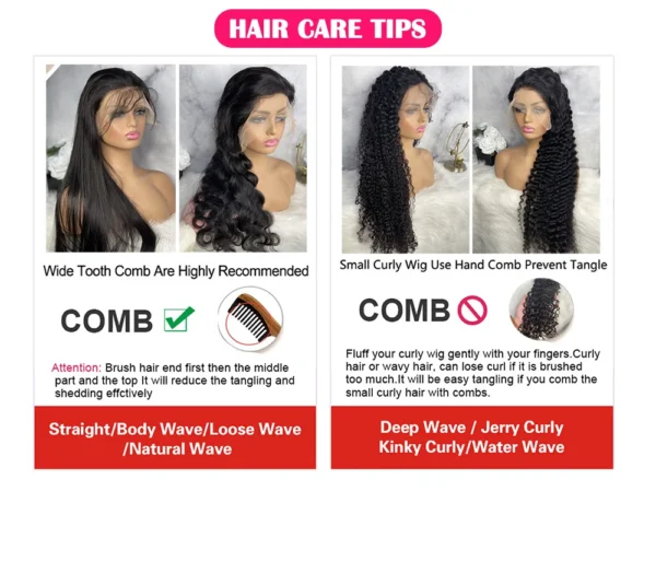 250 Density Deep Wave Lace Front Wig 13x6 Hd Lace Frontal Wig 4x4 13x4 Curly Human Hair Wigs For Women 360 Pre Plucked Lace Wig - Imagem 12