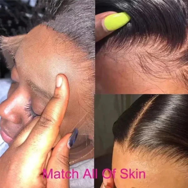 Short Bob Glueless Wigs Deep Wave Glueless Human Hair Ready To Wear 180% Pre Cut Lace 4x4 13x4 Culry Lace Front Human Hair Black - Imagem 37