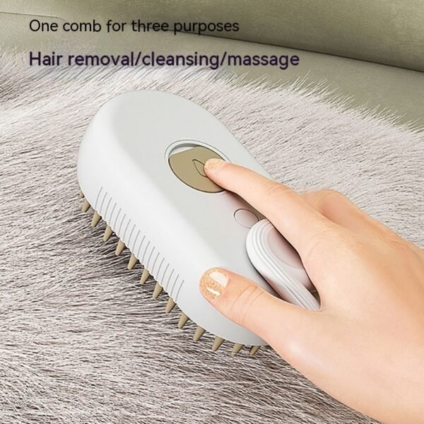 3-in-1 Electric Pet Steam Brush – Groom Like a Pro at Home - Imagem 2