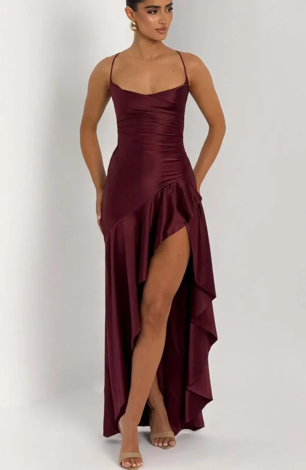 Elegant Slim Bodycon Party Dress Women 2025 Summer Sexy Spaghetti Strap Sleeveless Maxi Long Dress Casual - Imagem 36