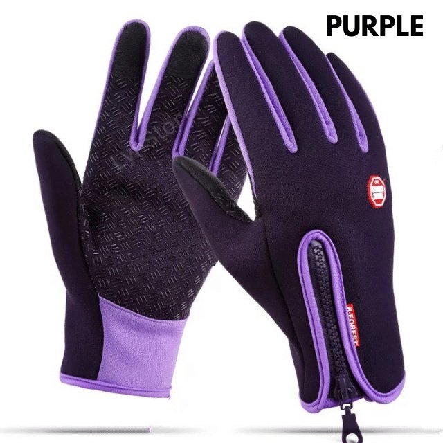 Winter Gloves Touch Screen Riding Motorcycle Sliding Waterproof Sports Gloves With Fleece - Imagem 5